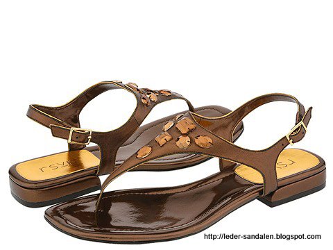 Leder sandalen:sandalen-354504