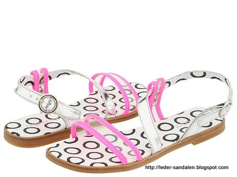 Leder sandalen:sandalen-354706