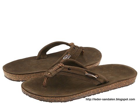 Leder sandalen:sandalen-354563