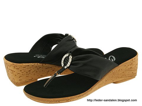 Leder sandalen:sandalen-354591