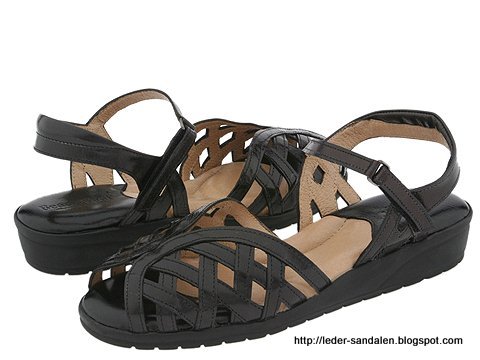 Leder sandalen:sandalen-354598