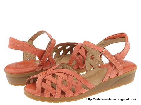 Leder sandalen:sandalen-354601