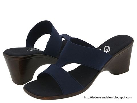 Leder sandalen:sandalen-354637