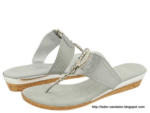 Leder sandalen:sandalen-354645