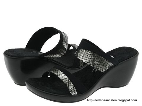 Leder sandalen:sandalen-354665