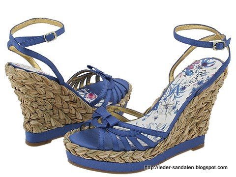 Leder sandalen:sandalen-354688