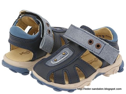 Leder sandalen:sandalen-354796