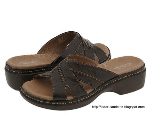Leder sandalen:sandalen-354825