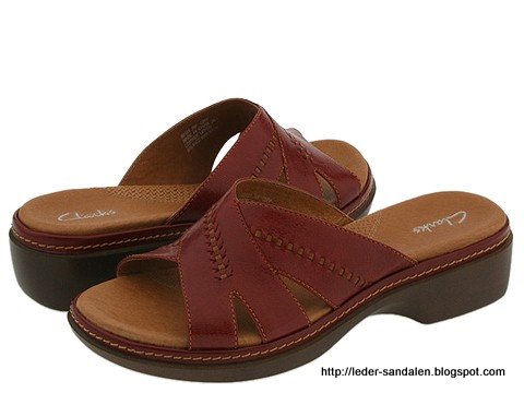 Leder sandalen:sandalen-354824