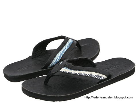 Leder sandalen:sandalen-354842