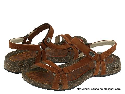 Leder sandalen:sandalen-354846