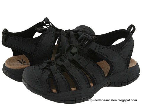 Leder sandalen:sandalen-354863