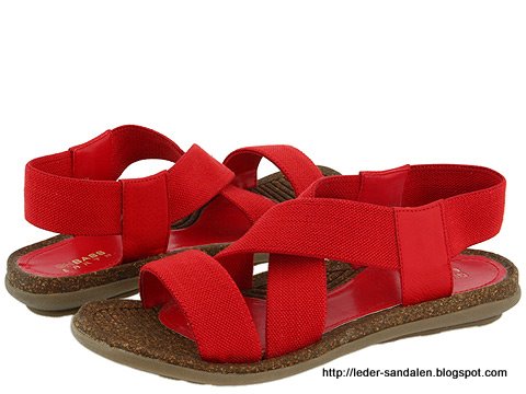Leder sandalen:sandalen-355079