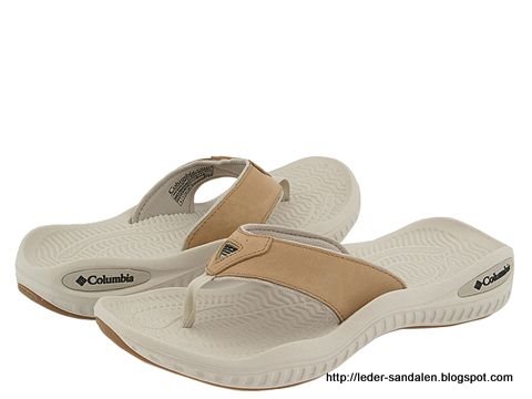 Leder sandalen:sandalen-355063