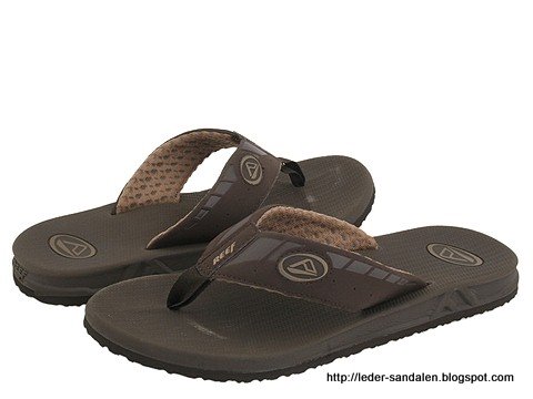 Leder sandalen:sandalen-354945