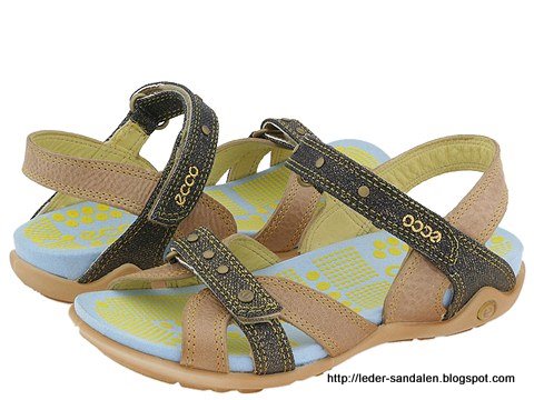 Leder sandalen:sandalen-354956