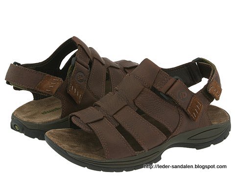Leder sandalen:sandalen-354968