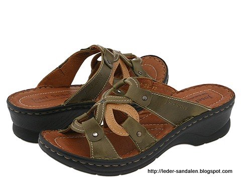 Leder sandalen:sandalen-354994