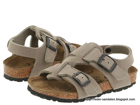 Leder sandalen:sandalen-355020