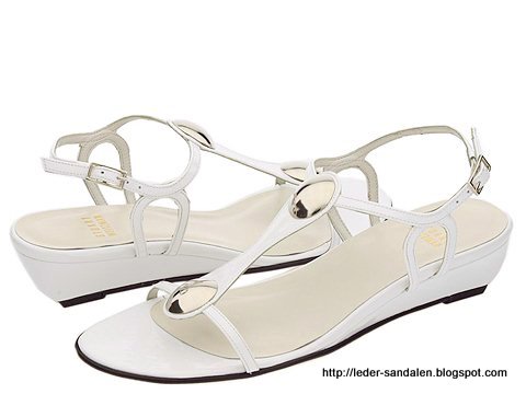 Leder sandalen:sandalen-355022