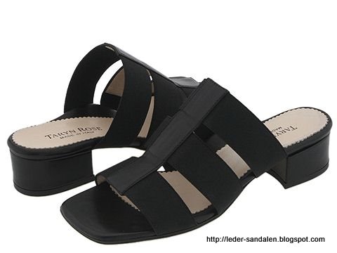 Leder sandalen:sandalen-355051