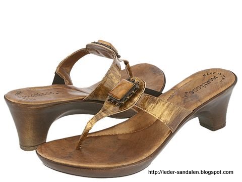 Leder sandalen:sandalen-355244