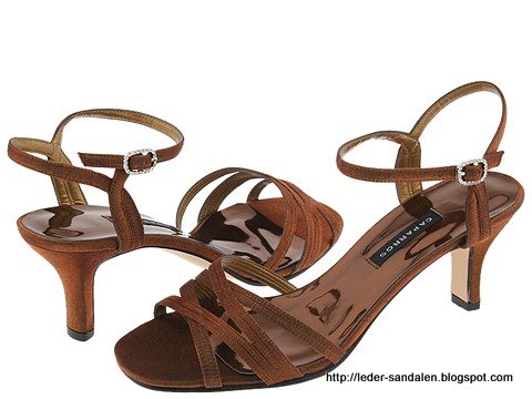 Leder sandalen:sandalen-355225