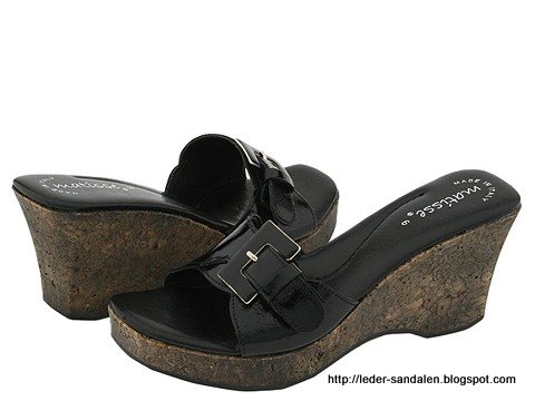 Leder sandalen:sandalen-355240