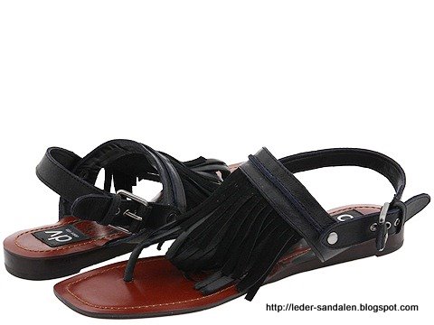 Leder sandalen:sandalen-355088