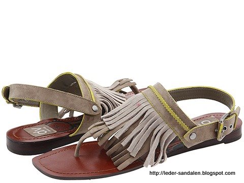 Leder sandalen:sandalen-355089