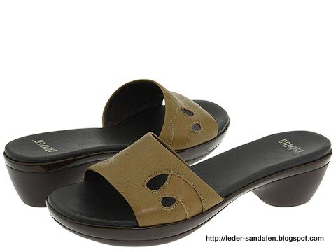 Leder sandalen:sandalen-355102