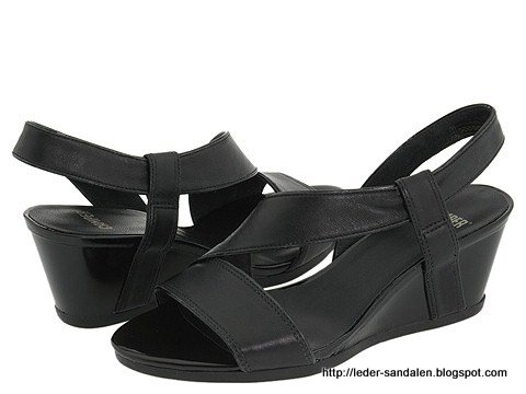 Leder sandalen:sandalen-355103