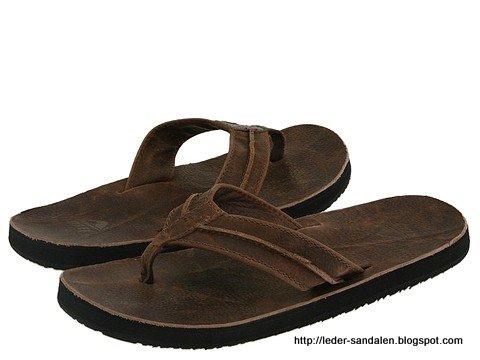 Leder sandalen:sandalen-355133