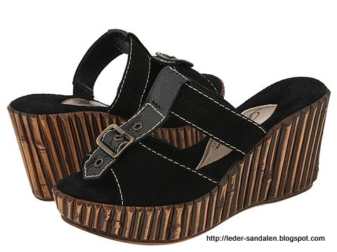 Leder sandalen:sandalen-355185