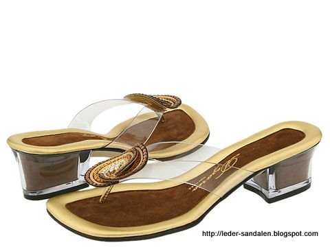 Leder sandalen:sandalen-355188