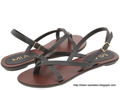 Leder sandalen:sandalen-355195