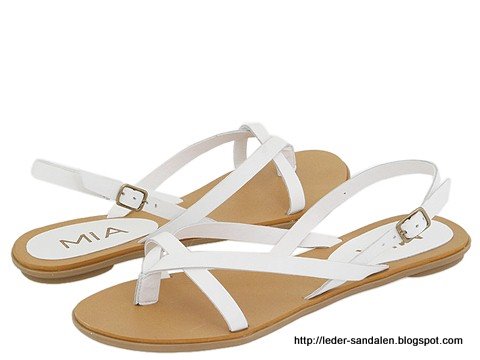 Leder sandalen:sandalen-355203