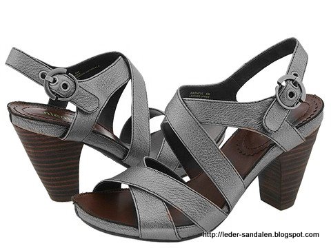 Leder sandalen:sandalen-355208