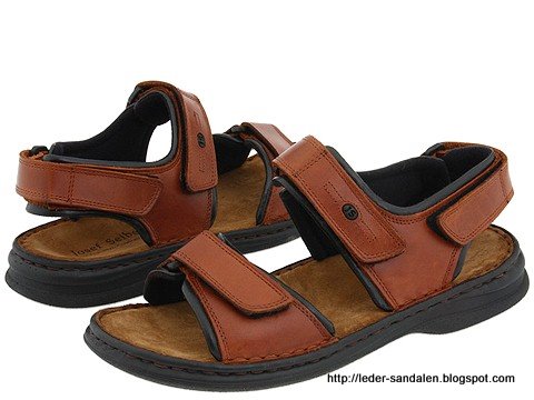 Leder sandalen:sandalen-355408