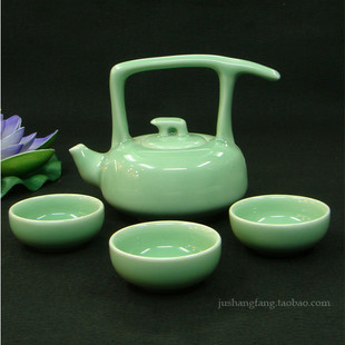Your nice green Chinese tea set