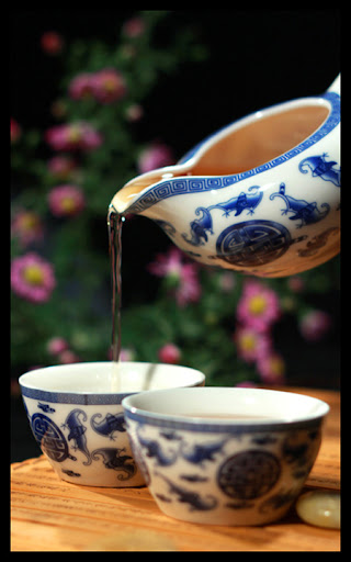 Your lovely bat design Chinese tea sets