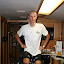 Bobby on his indoor trainer getting a workout!