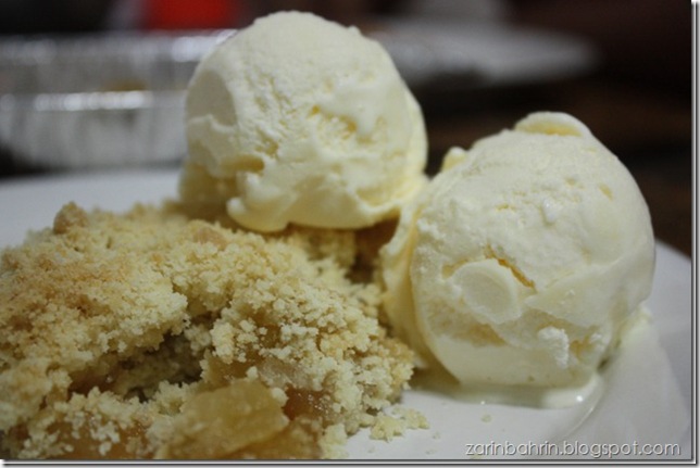 apple crumble