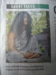 Ram Bahadur Bomjan Meditates at Halkoria forest in Bara