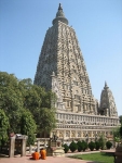 Mahabodhi temple in Bodhgaya, India, where Gautama Buddha attained Nirvana under the Bodhi Tree