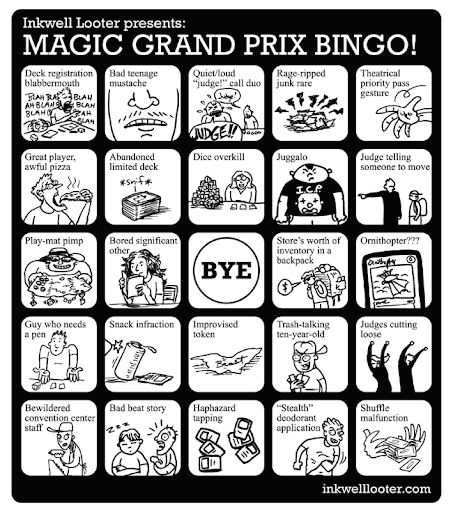 Le bingo du GP MtG ! Bingo