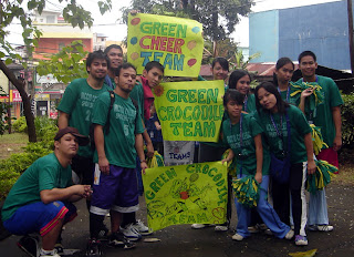 Green Team Banner Parade