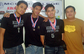 WEB PAGE DESIGN WINNERS - JEROME MARZAN (GOLD), JOHN PAUL DE OCAMPO (SILVER) AND ACE DIAZ (BRONZE)