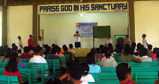 Day 5 - Korean Rev. Shon Cheon Sig celebrated the breaking of the bread.