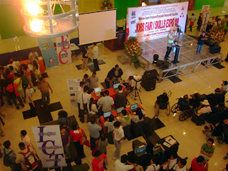 Exhibit view from 5th floor